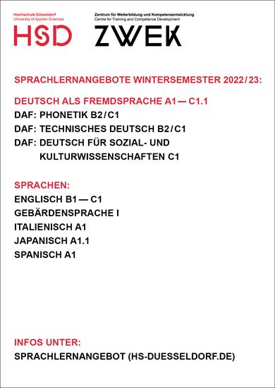 Das Sprachlernprogramm wurde aufgelistet.